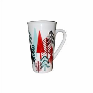 Starbucks Multi Color Christmas Tree Ceramic Coffee Mug Collectible